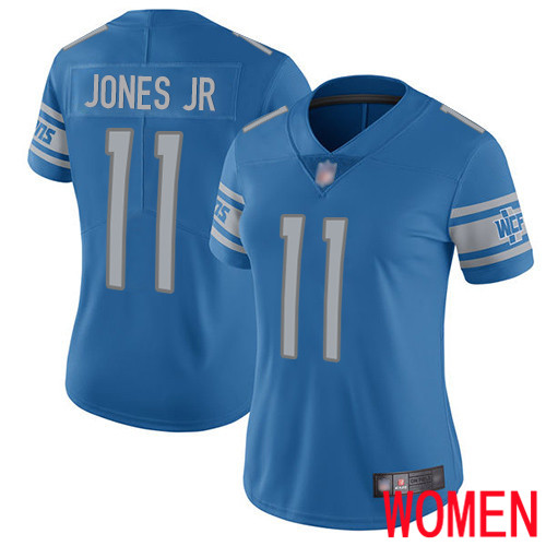 Detroit Lions Limited Blue Women Marvin Jones Jr Home Jersey NFL Football #11 Vapor Untouchable->youth nfl jersey->Youth Jersey